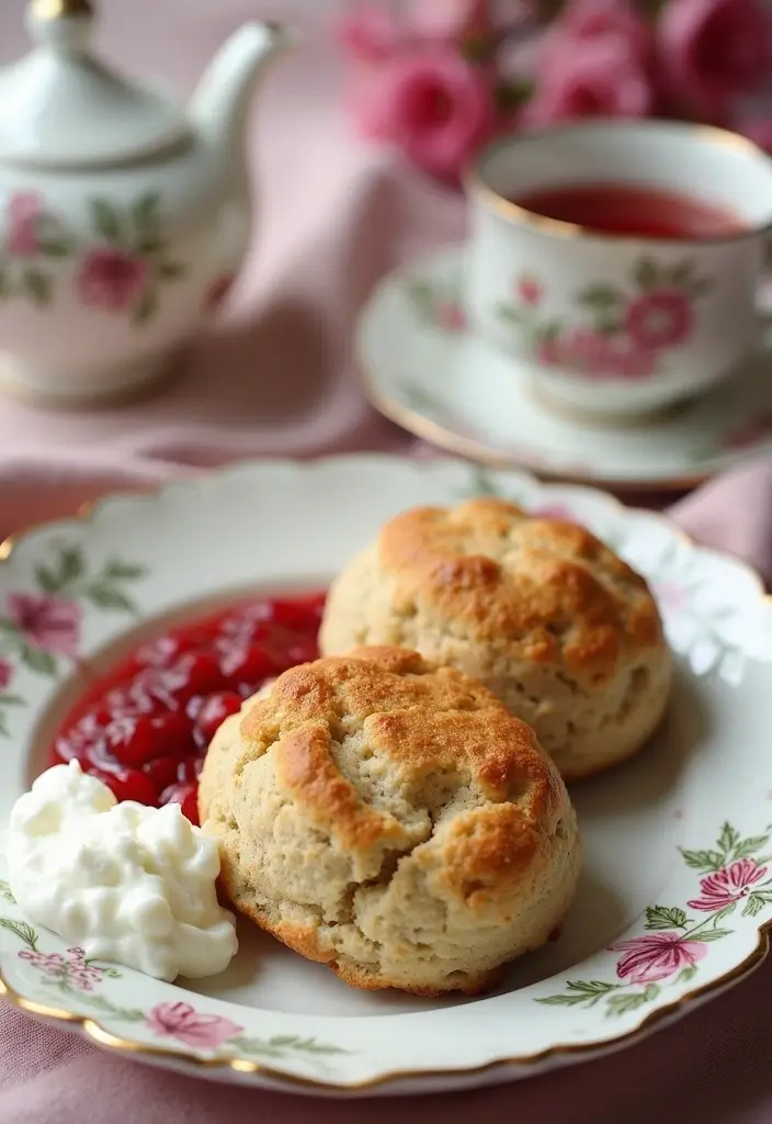 28 Rhubarb and Cherry Pie Filling Recipes That Blend Tart and Sweet - 26. Rhubarb Cherry Scones