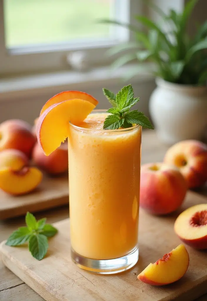 29 Lucky Leaf Peach Pie Filling Recipes for Simple Desserts 65 29 Lucky Leaf Peach Pie Filling Recipes for Simple Desserts - 11. Peach Smoothie