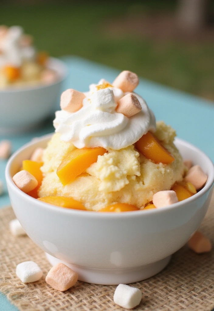 29 Lucky Leaf Peach Pie Filling Recipes for Simple Desserts 126 29 Lucky Leaf Peach Pie Filling Recipes for Simple Desserts - 20. Peach Fluff Dessert