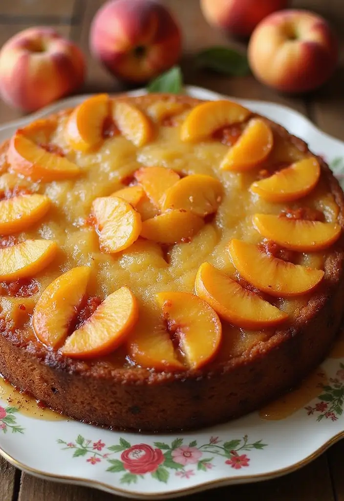 29 Lucky Leaf Peach Pie Filling Recipes for Simple Desserts 140 29 Lucky Leaf Peach Pie Filling Recipes for Simple Desserts - 22. Peach Upside-Down Cake