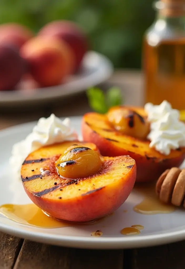 29 Lucky Leaf Peach Pie Filling Recipes for Simple Desserts 175 29 Lucky Leaf Peach Pie Filling Recipes for Simple Desserts - 27. Grilled Peaches with Cream