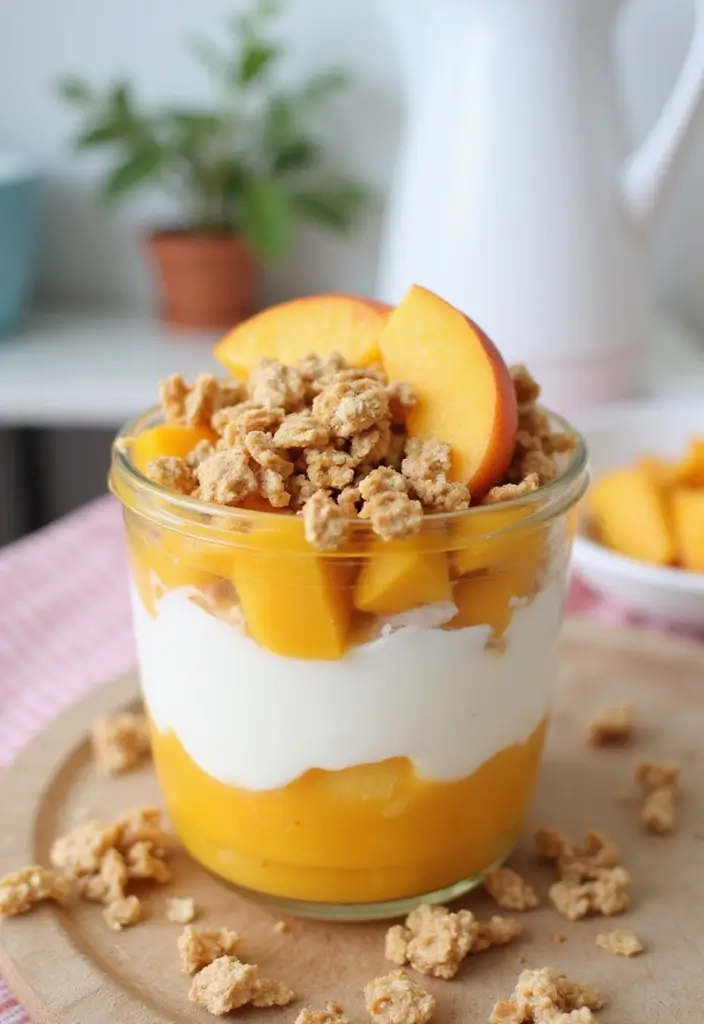 29 Lucky Leaf Peach Pie Filling Recipes for Simple Desserts 13 29 Lucky Leaf Peach Pie Filling Recipes for Simple Desserts - 3. Peach Yogurt Parfait