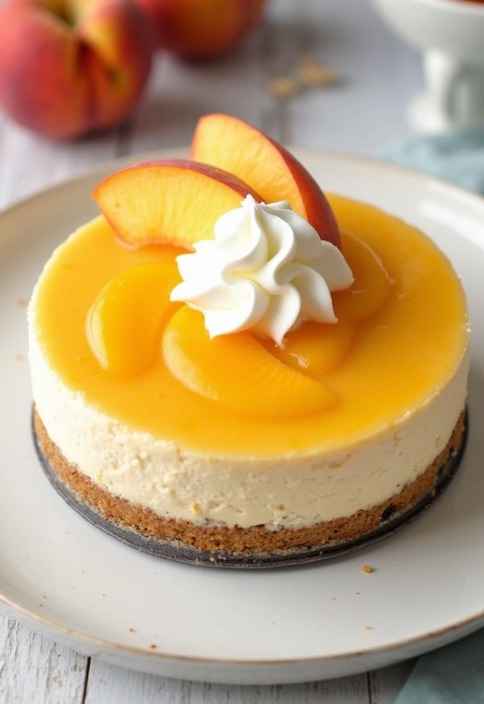 29 Lucky Leaf Peach Pie Filling Recipes for Simple Desserts 27 29 Lucky Leaf Peach Pie Filling Recipes for Simple Desserts - 5. No-Bake Peach Cheesecake