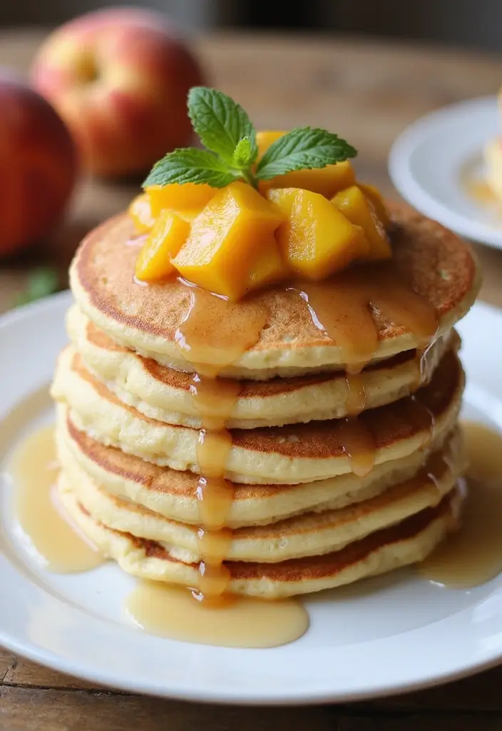 29 Lucky Leaf Peach Pie Filling Recipes for Simple Desserts 46 29 Lucky Leaf Peach Pie Filling Recipes for Simple Desserts - 8. Peach Pancakes