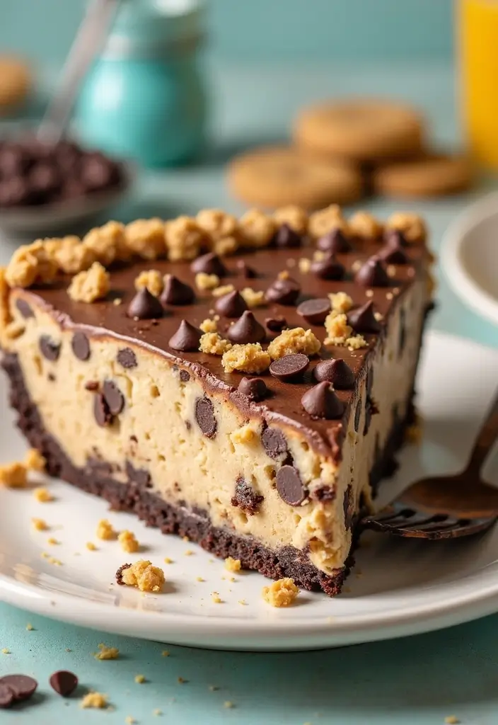 29 No Bake Cheesecake Pie Recipes for Quick Desserts 94 29 No Bake Cheesecake Pie Recipes for Quick Desserts - 16. No Bake Chocolate Chip Cookie Dough Cheesecake