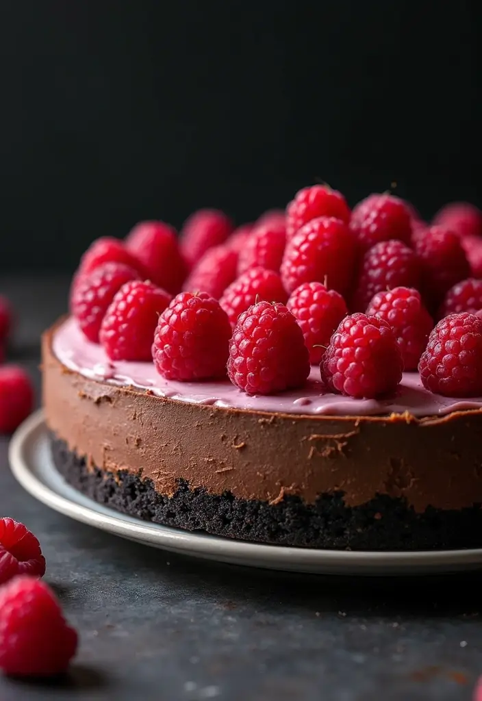 29 No Bake Cheesecake Pie Recipes for Quick Desserts 106 29 No Bake Cheesecake Pie Recipes for Quick Desserts - 18. No Bake Chocolate Raspberry Cheesecake