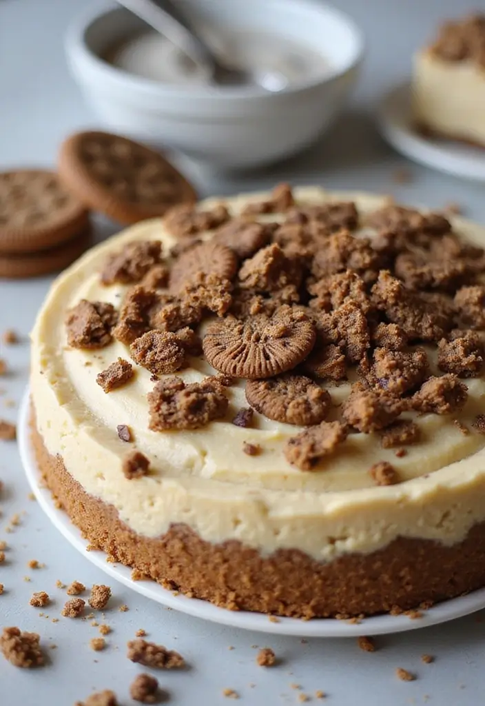 29 No Bake Cheesecake Pie Recipes for Quick Desserts 120 29 No Bake Cheesecake Pie Recipes for Quick Desserts - 20. No Bake Cookie Butter Cheesecake