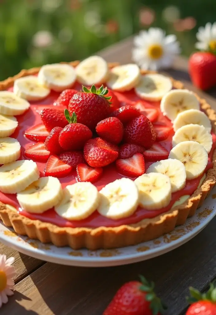 29 No Bake Cheesecake Pie Recipes for Quick Desserts 20 29 No Bake Cheesecake Pie Recipes for Quick Desserts - 4. Strawberry Banana No Bake Cheesecake Pie