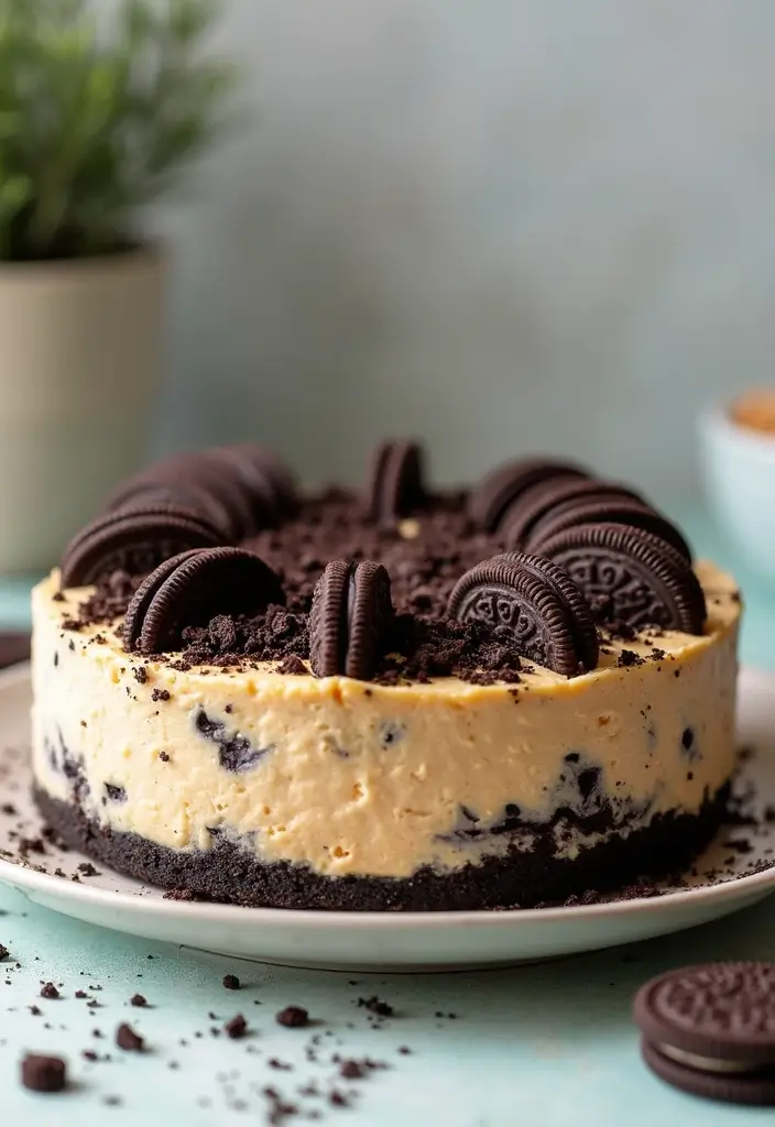 29 No Bake Cheesecake Pie Recipes for Quick Desserts 39 29 No Bake Cheesecake Pie Recipes for Quick Desserts - 7. No Bake Peanut Butter Oreo Cheesecake