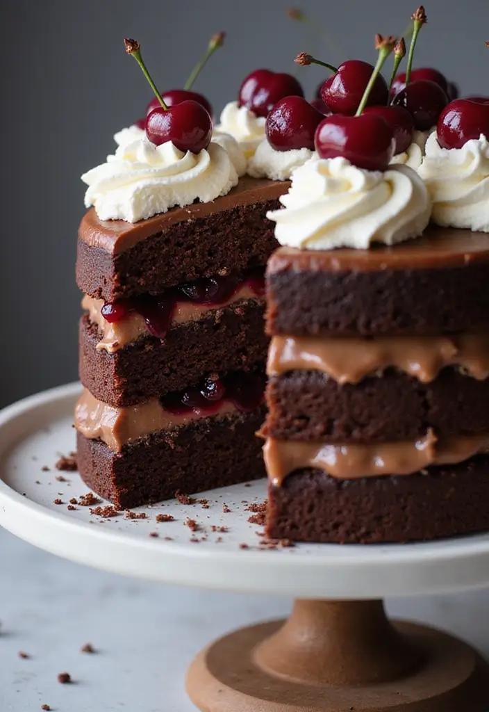 29 Recipes with Cherry Pie Filling That Look Bakery-Perfect 117 29 Recipes with Cherry Pie Filling That Look Bakery-Perfect - 19. Cherry Pie Filling Chocolate Cake