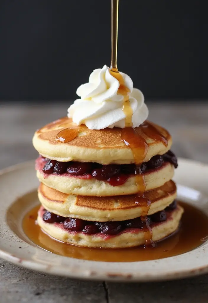 29 Recipes with Cherry Pie Filling That Look Bakery-Perfect 13 29 Recipes with Cherry Pie Filling That Look Bakery-Perfect - 3. Cherry Pie Filling Stuffed Pancakes