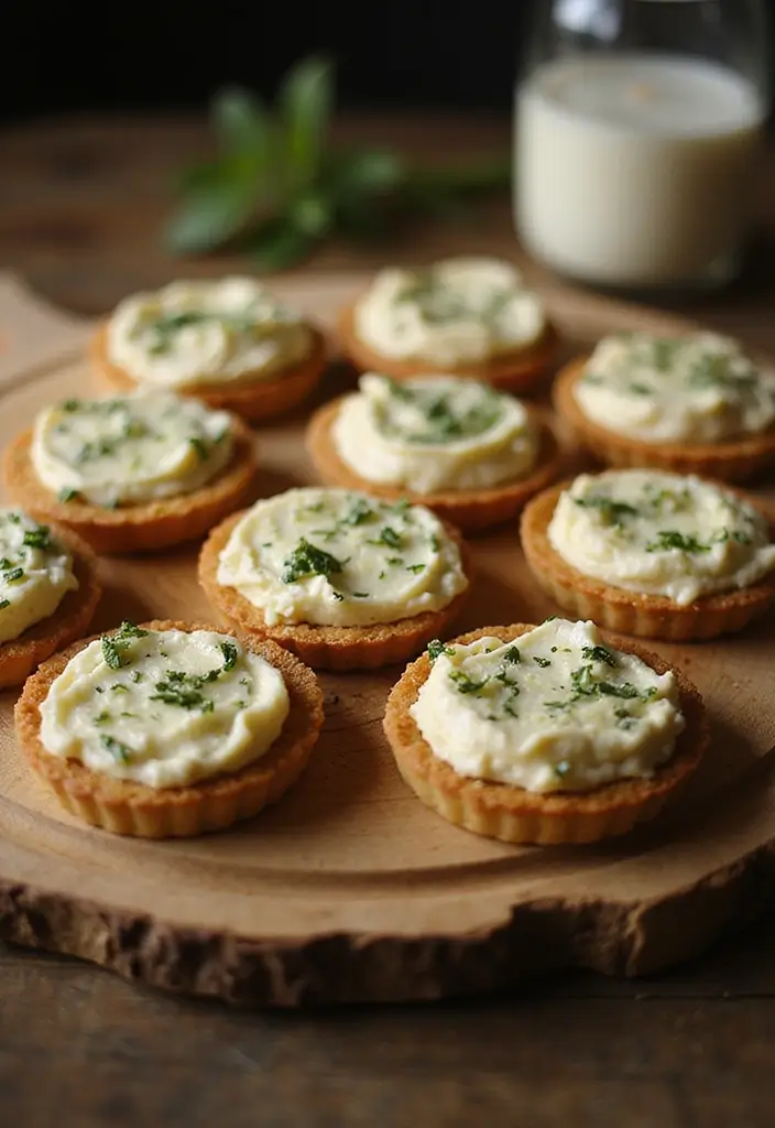 30 Appetizer Recipes with Pie Crust That Impress Every Guest 102 30 Appetizer Recipes with Pie Crust That Impress Every Guest - 16. Artisan Cheese and Herb Tarts