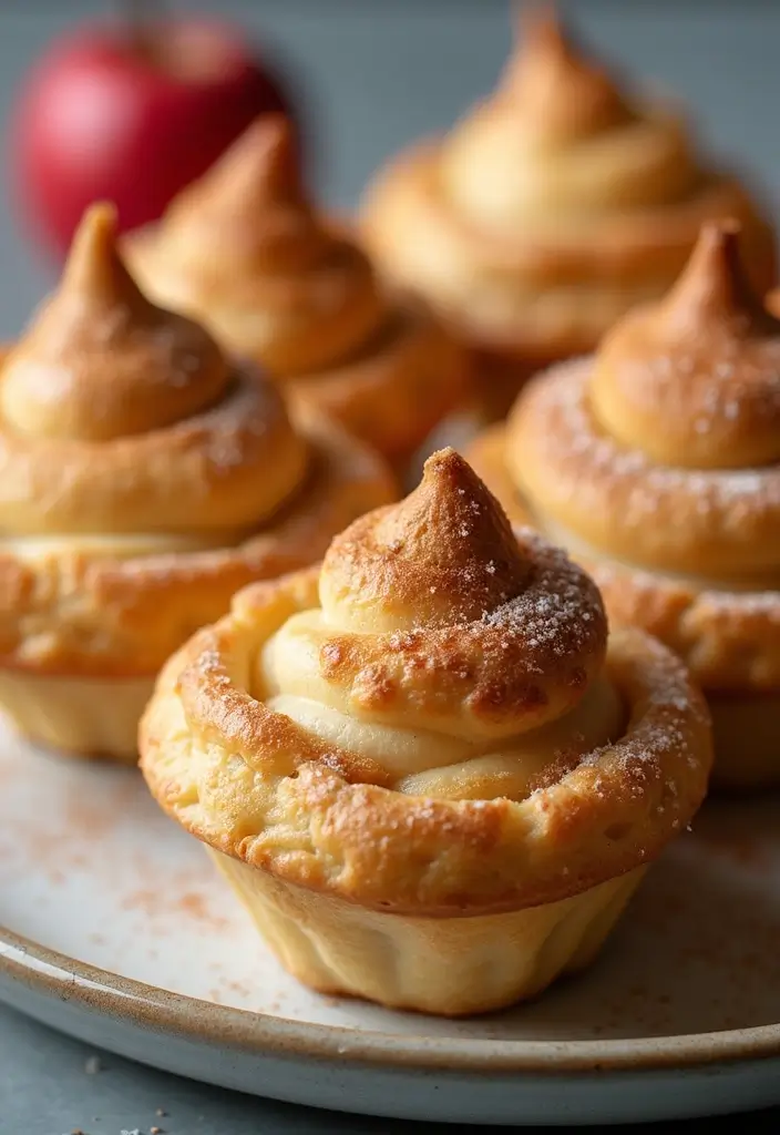 30 Appetizer Recipes with Pie Crust That Impress Every Guest 163 30 Appetizer Recipes with Pie Crust That Impress Every Guest - 25. Sweet Cinnamon Apple Puffs