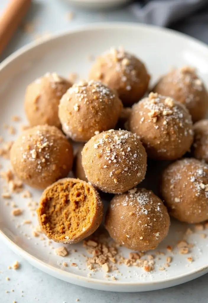 30 Canned Pumpkin Pie Filling Dessert Recipes for the Holidays 105 30 Canned Pumpkin Pie Filling Dessert Recipes for the Holidays - 17. Pumpkin Pie Bliss Balls