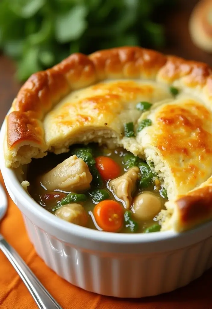 30 Chicken Pot Pie Recipes from Allrecipes You’ll Want to Try - 16. Pesto Chicken Pot Pie