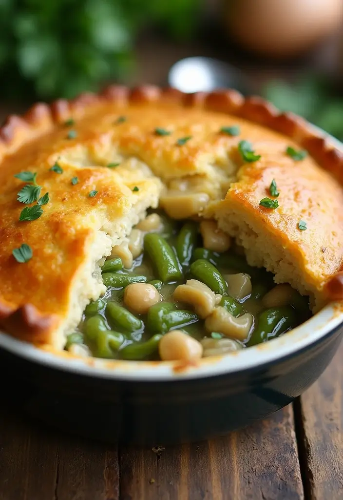30 Chicken Pot Pie Recipes from Allrecipes You’ll Want to Try - 25. Chicken Pot Pie with Green Beans