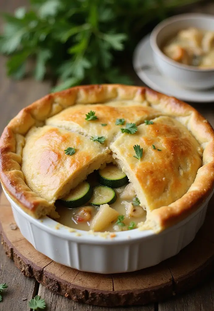 30 Chicken Pot Pie Recipes from Allrecipes You’ll Want to Try - 26. Chicken Pot Pie with Zucchini