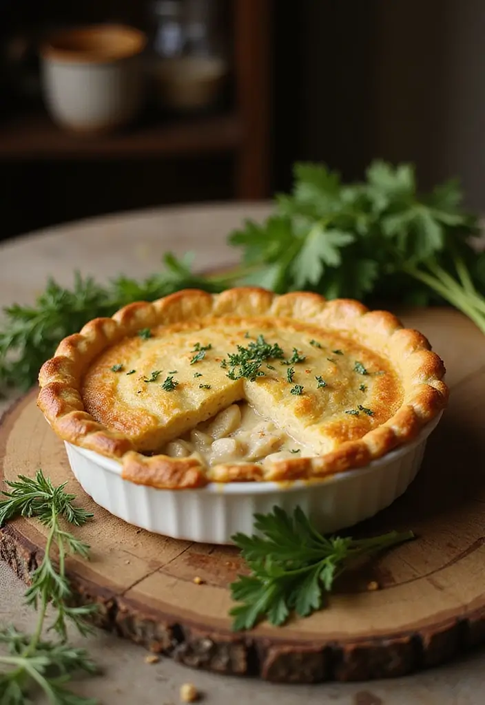 30 Frozen Pie Crust Dinner Recipes That Save Time and Effort - 1. Savory Chicken Pot Pie
