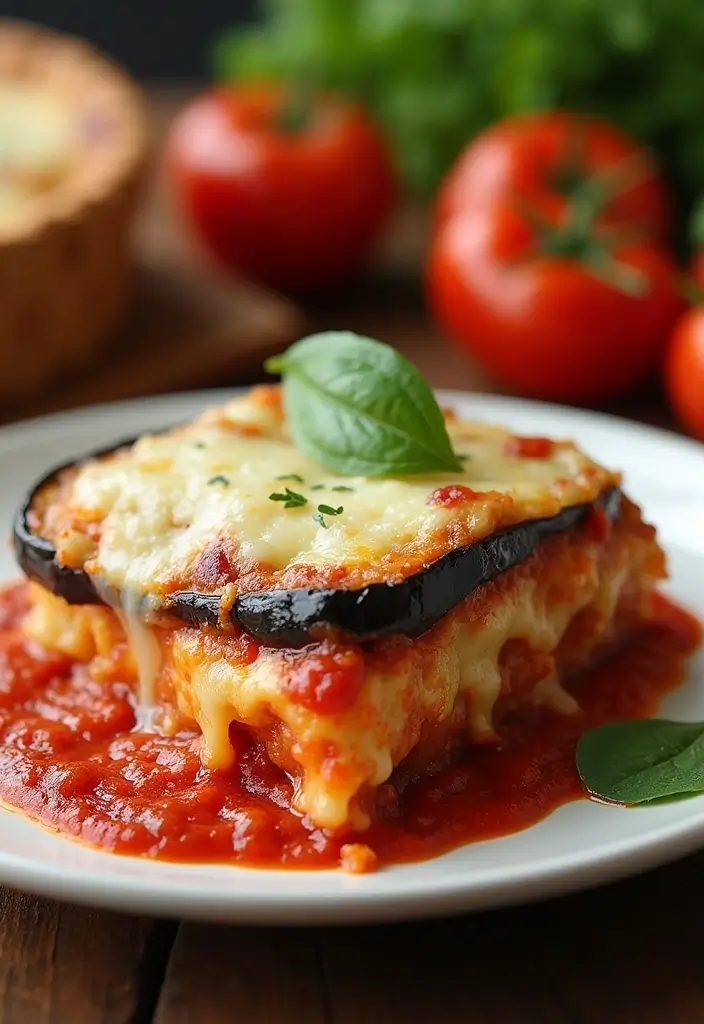 30 Frozen Pie Crust Dinner Recipes That Save Time and Effort - 22. Eggplant Parmesan Pie