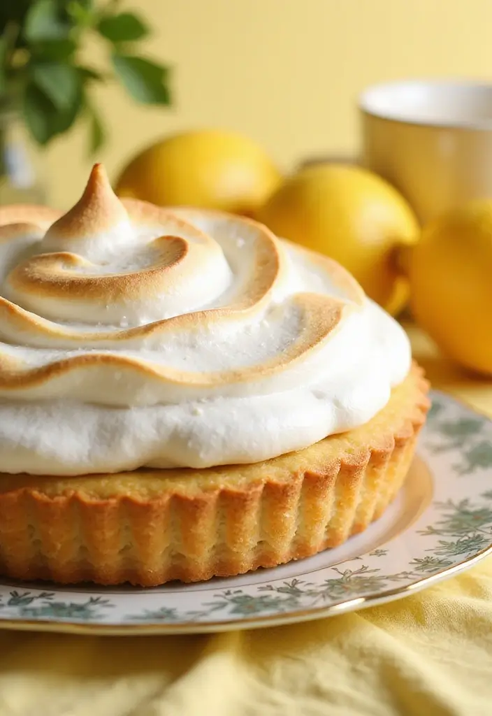 30 Frozen Pie Crust Dinner Recipes That Save Time and Effort - 28. Lemon Meringue Pie