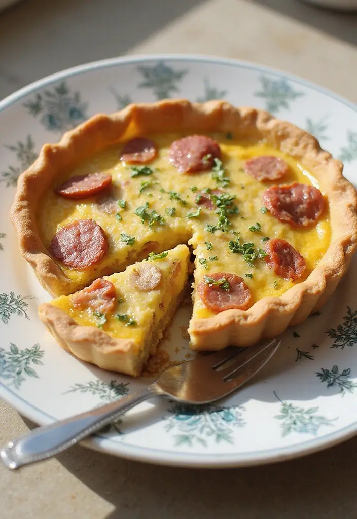 30 Frozen Pie Crust Dinner Recipes That Save Time and Effort - 7. Ham and Cheese Quiche