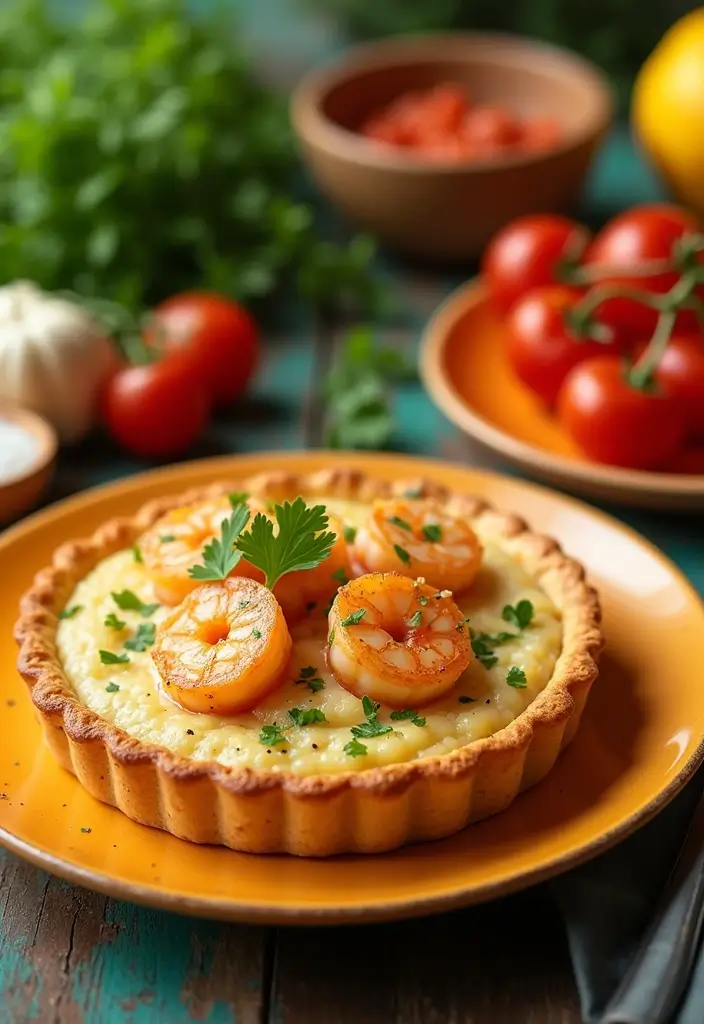 30 Frozen Pie Crust Dinner Recipes That Save Time and Effort - 9. Shrimp and Grits Pie