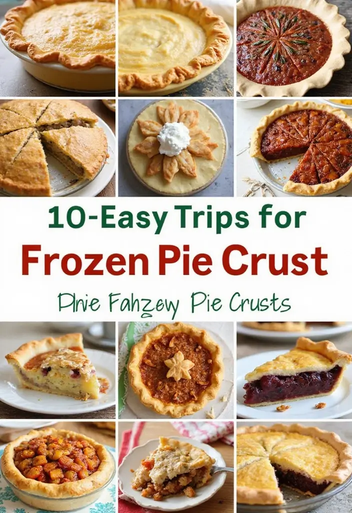 30 Frozen Pie Crust Dinner Recipes That Save Time and Effort - Conclusion