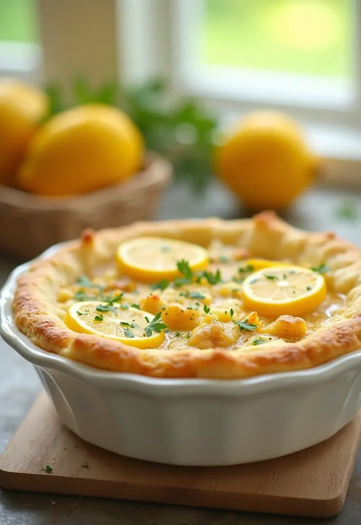 30 Keto Chicken Pot Pie Recipes That Are Comforting and Easy 68 30 Keto Chicken Pot Pie Recipes That Are Comforting and Easy - 12. Lemon Chicken Pot Pie