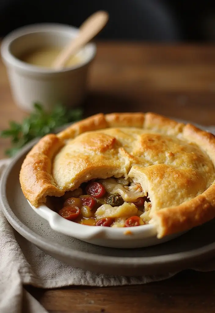 30 Keto Chicken Pot Pie Recipes That Are Comforting and Easy 184 30 Keto Chicken Pot Pie Recipes That Are Comforting and Easy - 30. Chicken Pot Pie with a Twist