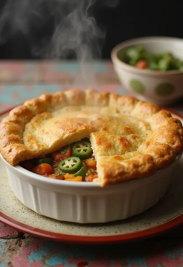 30 Keto Chicken Pot Pie Recipes That Are Comforting and Easy 20 30 Keto Chicken Pot Pie Recipes That Are Comforting and Easy - 4. Spicy Jalapeño Chicken Pot Pie