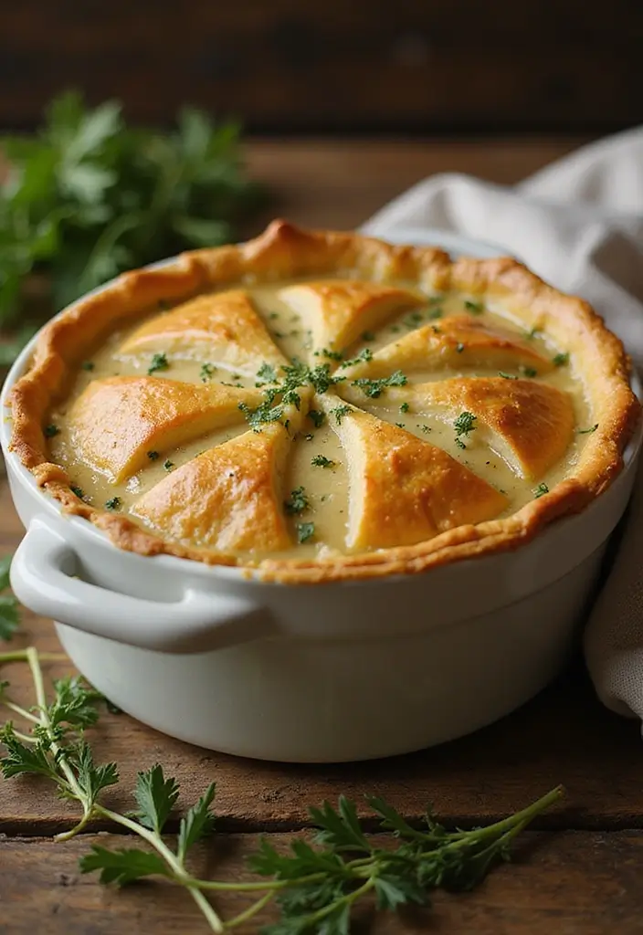 30 Keto Chicken Pot Pie Recipes That Are Comforting and Easy 37 30 Keto Chicken Pot Pie Recipes That Are Comforting and Easy - 7. Herbed Chicken Pot Pie