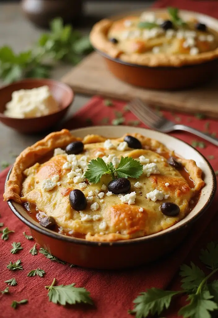 30 Keto Chicken Pot Pie Recipes That Are Comforting and Easy 47 30 Keto Chicken Pot Pie Recipes That Are Comforting and Easy - 9. Mediterranean Chicken Pot Pie