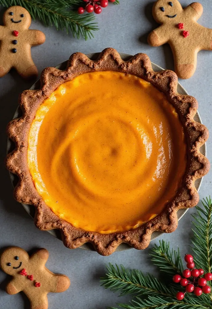30 Keto Sweet Potato Pie Recipes for Low Carb Holidays - 10. Gingerbread Keto Sweet Potato Pie