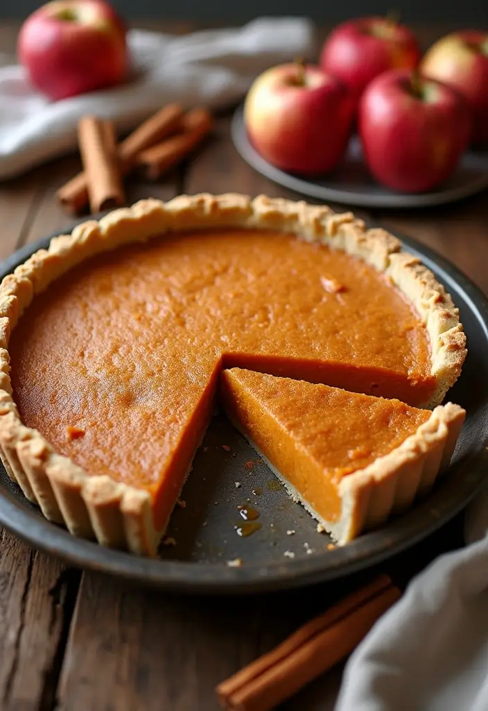 30 Keto Sweet Potato Pie Recipes for Low Carb Holidays - 11. Apple Cinnamon Keto Sweet Potato Pie
