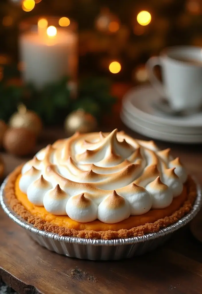 30 Keto Sweet Potato Pie Recipes for Low Carb Holidays - 21. Sweet Potato Meringue Pie
