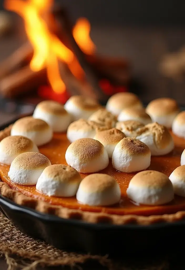 30 Keto Sweet Potato Pie Recipes for Low Carb Holidays - 25. S'mores Keto Sweet Potato Pie