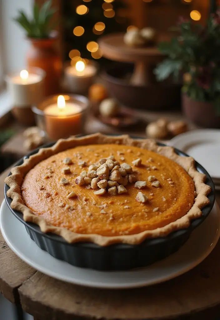 30 Keto Sweet Potato Pie Recipes for Low Carb Holidays - 27. Hazelnut Keto Sweet Potato Pie