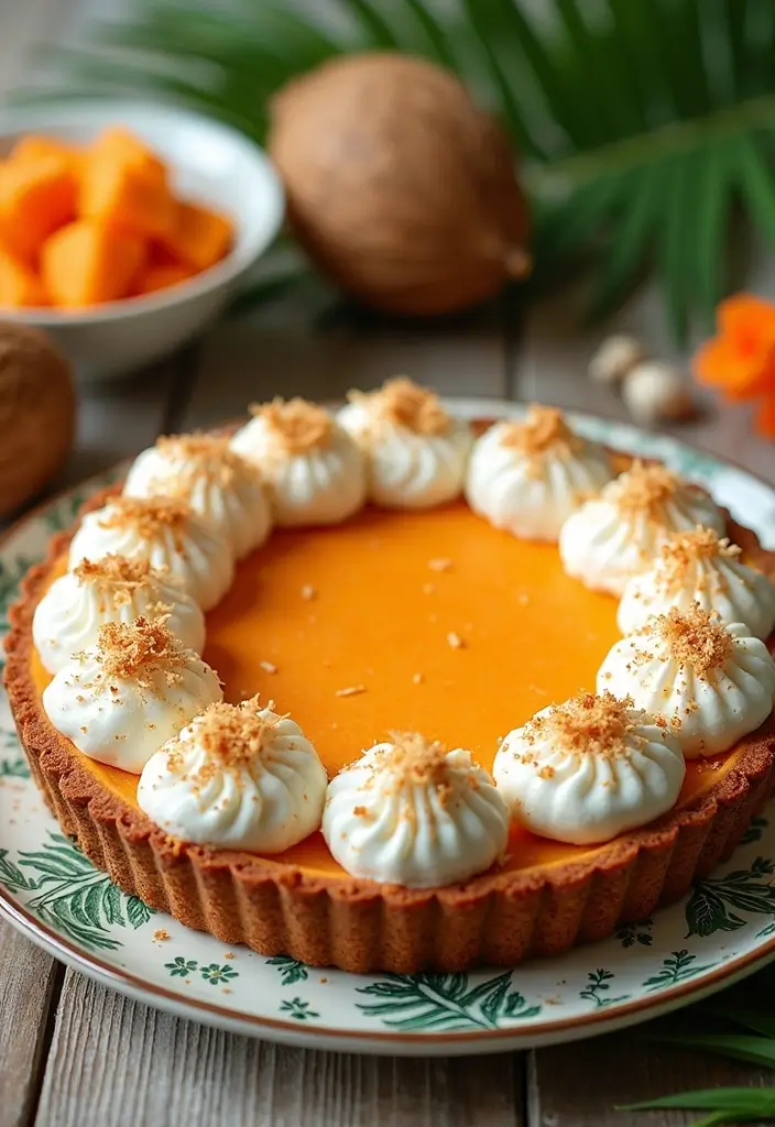 30 Keto Sweet Potato Pie Recipes for Low Carb Holidays - 8. Coconut Flour Keto Sweet Potato Pie