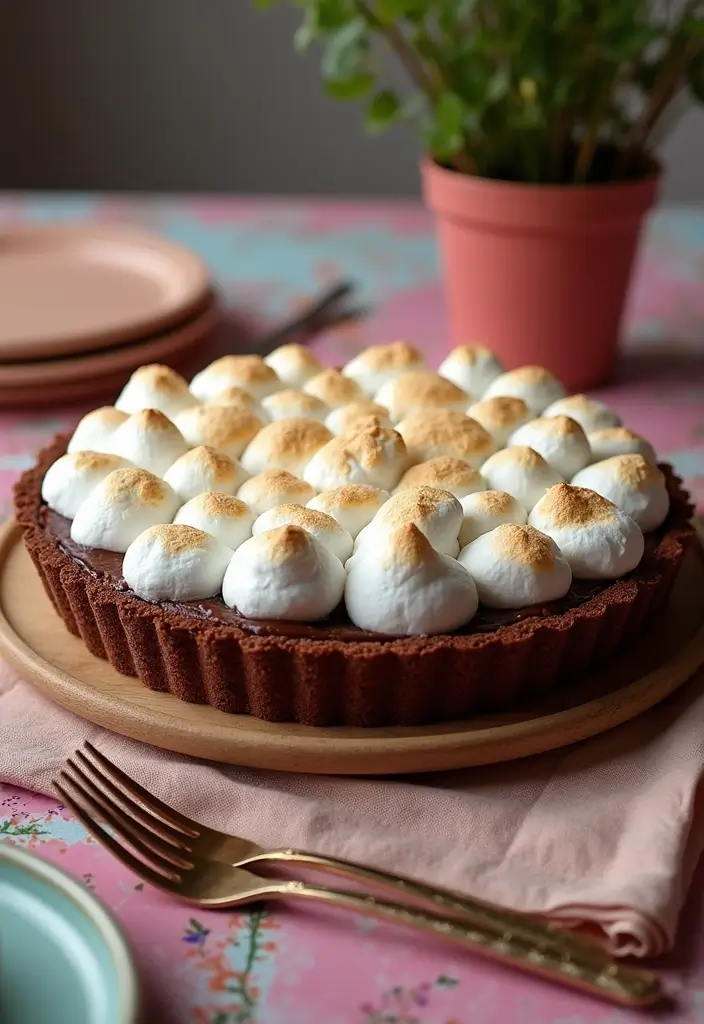 30 Pie Recipes with Premade Crust That Save You Time 152 30 Pie Recipes with Premade Crust That Save You Time - 24. Chocolate Marshmallow Pie