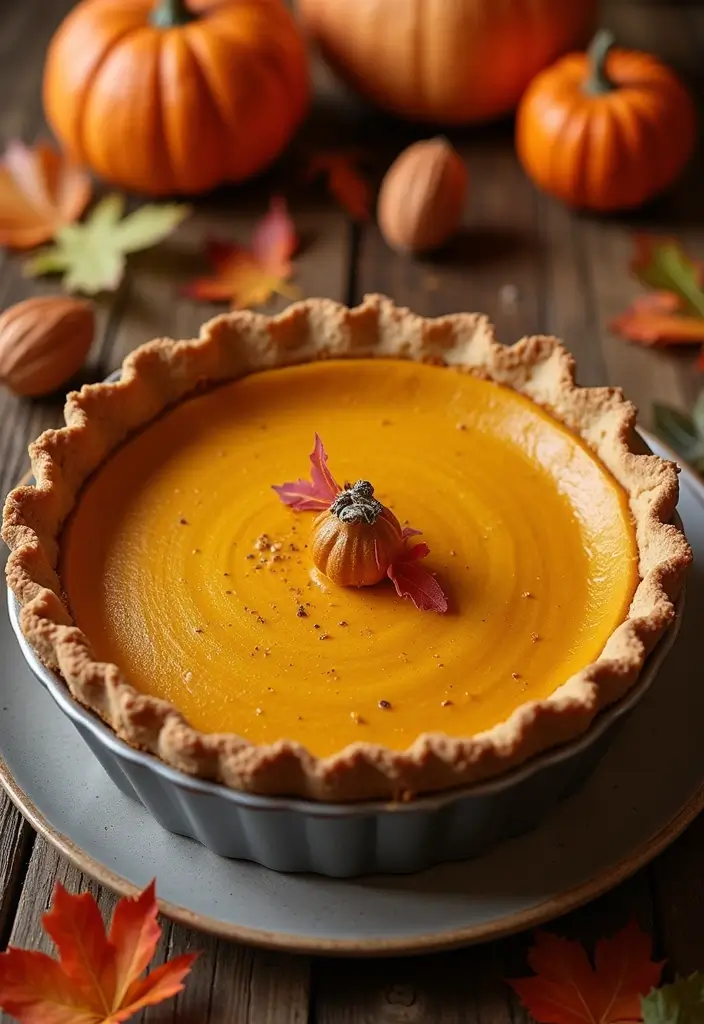 30 Pie Recipes with Premade Crust That Save You Time 22 30 Pie Recipes with Premade Crust That Save You Time - 4. Pumpkin Pie with a Twist