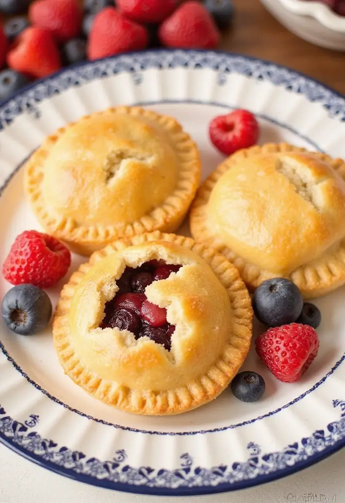 30 Pillsbury Mini Pie Crust Breakfast Recipes That Impress 8 30 Pillsbury Mini Pie Crust Breakfast Recipes That Impress - 2. Berry Breakfast Hand Pies