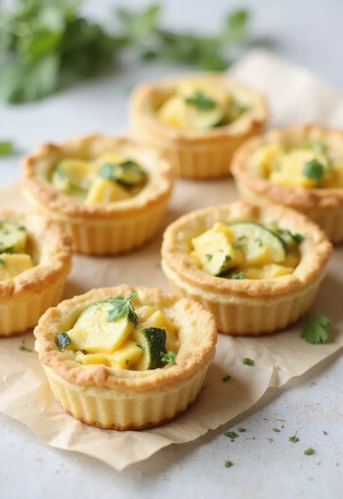 30 Pillsbury Mini Pie Crust Breakfast Recipes That Impress 130 30 Pillsbury Mini Pie Crust Breakfast Recipes That Impress - 22. Zucchini and Cheese Mini Pies