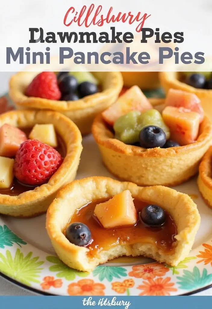 30 Pillsbury Mini Pie Crust Breakfast Recipes That Impress 20 30 Pillsbury Mini Pie Crust Breakfast Recipes That Impress - 4. Mini Pancake Pies