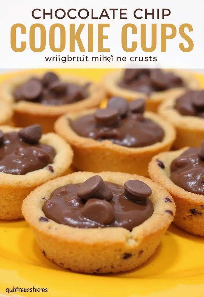 30 Pillsbury Mini Pie Crust Breakfast Recipes That Impress 32 30 Pillsbury Mini Pie Crust Breakfast Recipes That Impress - 6. Chocolate Chip Cookie Cups
