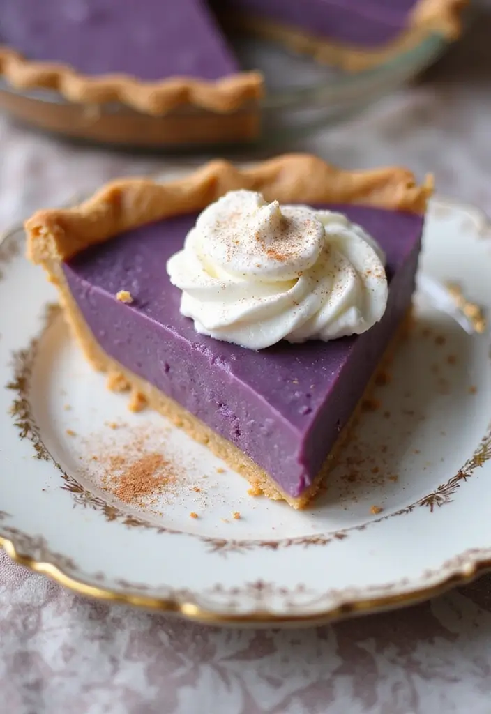 30 Purple Sweet Potato Pie Recipes That Look Beautiful 54 30 Purple Sweet Potato Pie Recipes That Look Beautiful - 10. Purple Sweet Potato Custard Pie