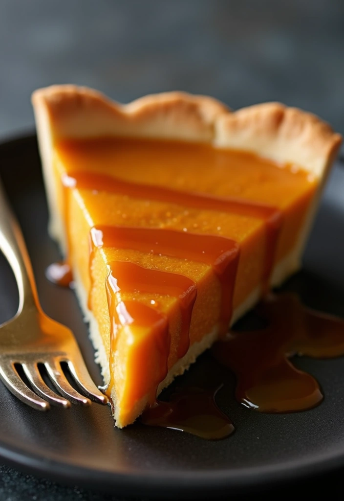 30 Purple Sweet Potato Pie Recipes That Look Beautiful 87 30 Purple Sweet Potato Pie Recipes That Look Beautiful - 15. Sweet Potato Pie with Caramel Drizzle