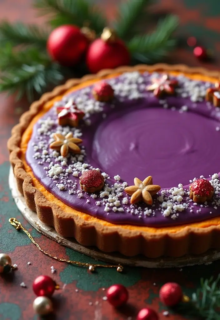 30 Purple Sweet Potato Pie Recipes That Look Beautiful 141 30 Purple Sweet Potato Pie Recipes That Look Beautiful - 23. Gingerbread Purple Sweet Potato Pie