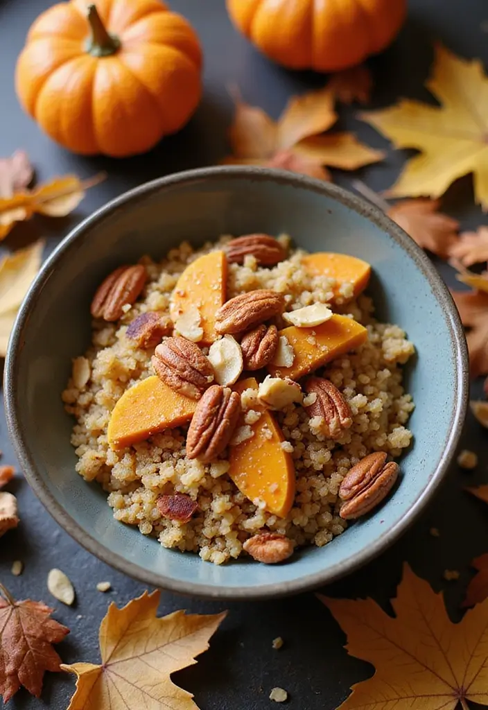 30 Recipes with Pumpkin Pie Spice That Smell Like Fall - 23. Pumpkin Pie Spice Breakfast Quinoa