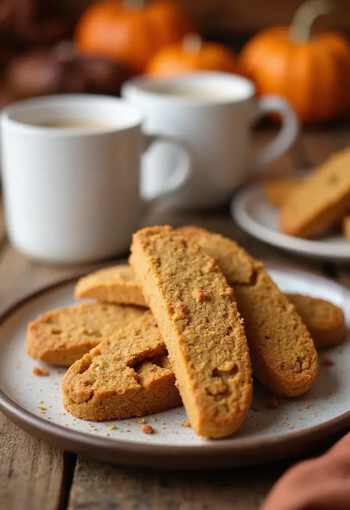 30 Recipes with Pumpkin Pie Spice That Smell Like Fall - 26. Pumpkin Pie Spice Biscotti