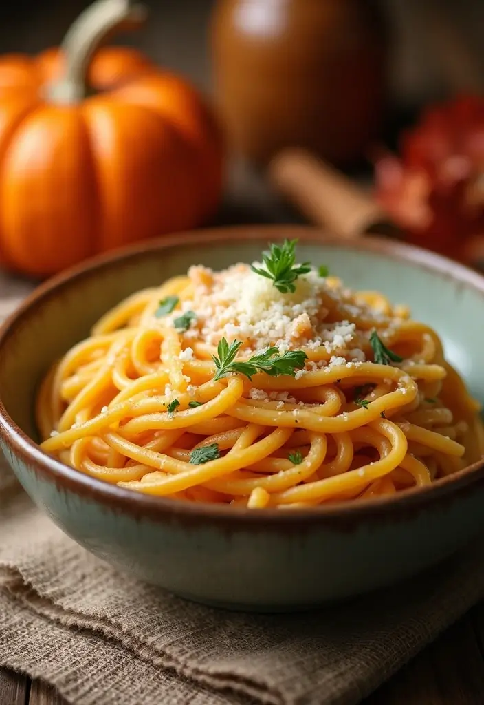 30 Recipes with Pumpkin Pie Spice That Smell Like Fall - 30. Pumpkin Pie Spice Pasta